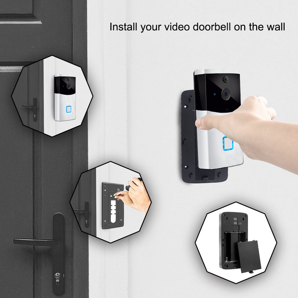 Smart wifi video surveillance intercom video doorbell